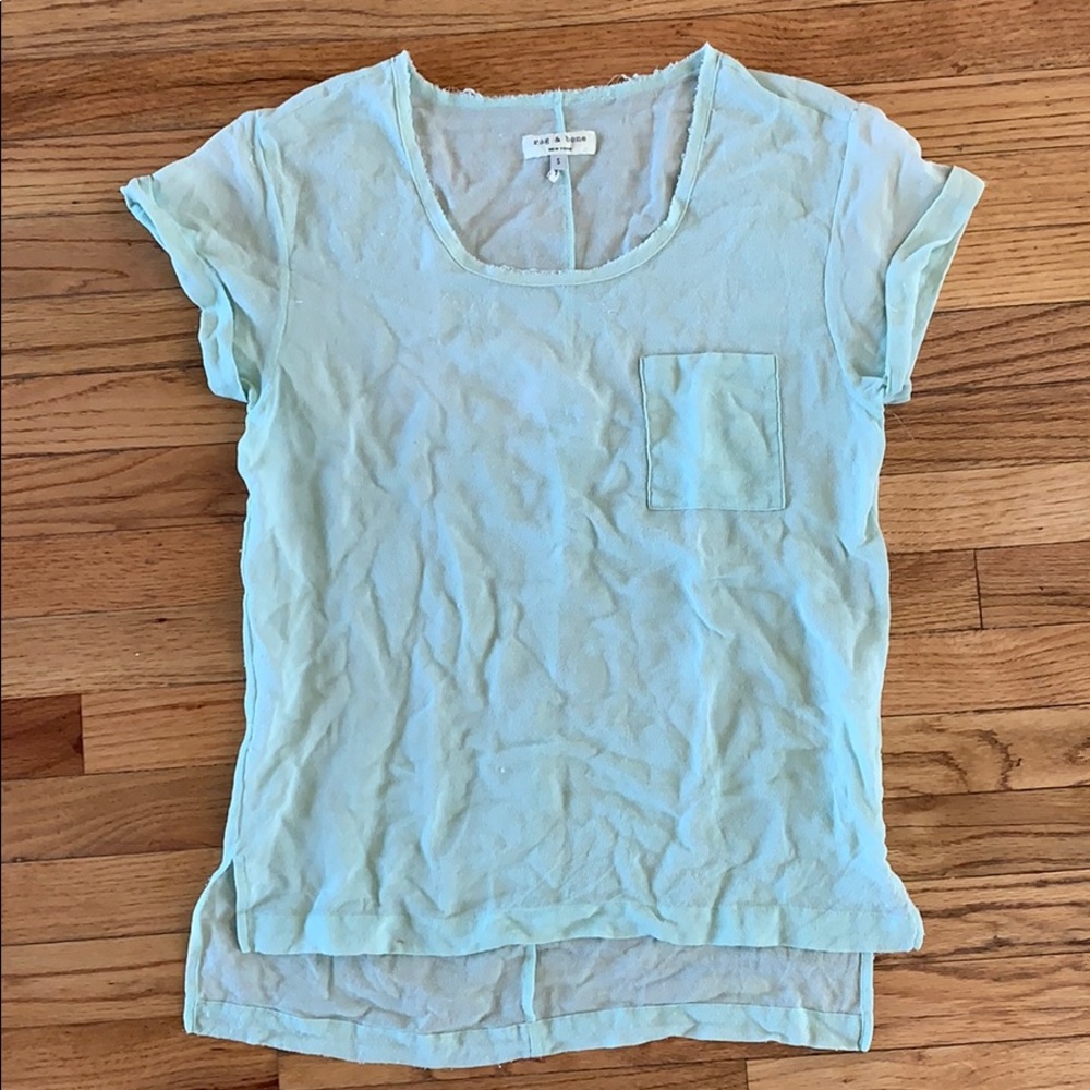 Rag and bone silk tshirt